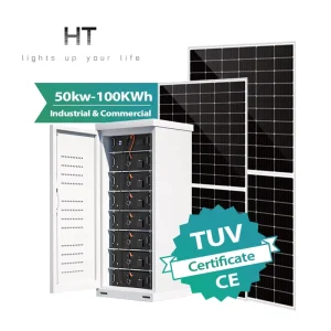 50kw Solar Energy System 100kwh 200kwh 300kwh Outdoor Energy Storage Battery Industrial and Commercial Energy Storage Systems