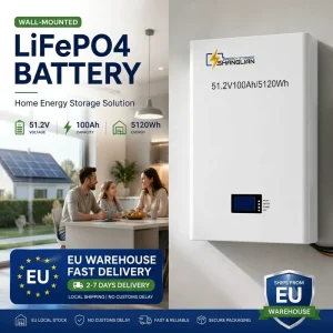 51.2V 100Ah 5120Wh LiFePO4 Split System Wall Mounted Off Grid Solar Backup Battery 0 5kWh Output 6000+ Cycles Smart BMS LCD Home