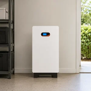 51.2V 100Ah 5kWh Floor Standing LiFePO4 Lithium Battery IP65 Waterproof Home Solar Energy Storage Pack with LCD Screen Smart BMS