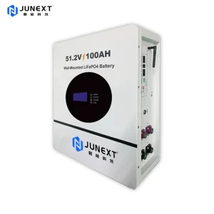 51.2V 100Ah 5kWh Split Wall Mounted LiFePO4 Lithium Ion Battery for Inverter off Grid Home Solar Energy Storage System