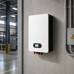 51.2V 100Ah LiFePO4 All-In-One Hybrid Grid Wall-Mounted Energy Storage System IP65 Waterproof Solar Smart LCDDisplayScreen
