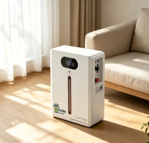51.2V 100Ah LiFePO4 Battery 5120Wh Wall Mounted Solar Energy Storage with BMS RS485 for Home Off Grid Backup System