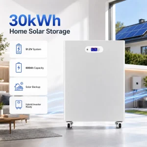 51.2V 15Kwh 20KWH 30KWH Lifepo4 Lithium Solar Battery 48V 280Ah 300Ah Lithium Ion Battery Pack Home Energy Storage System