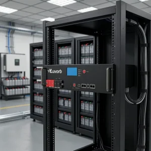 51.2V 200Ah Rack-Mounted LiFePO4 Battery 10kWh 20kWh Stackable for Home Solar Energy Storage System