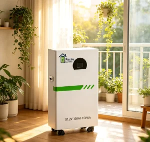 51.2V 300Ah 15kWh LiFePO4 Battery Pack Floor Standing Home Energy Storage Battery for Solar System Off Grid Backup Power