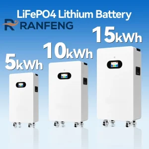 51.2V 300Ah Lifepo4 Lithium Battery 15kWh 10kWh Wall Mounted Home Energy Storage Battery