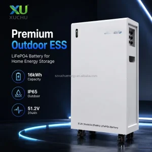 51.2V 314Ah 16kWh Split IP65 Hybrid Grid Smart BMS Lithium Solar Battery Rechargeable Deep Cycles LiFePO4 Wall-Mounted Home