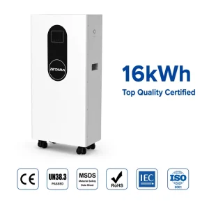 51.2V 314Ah LiFePO4 Battery 16kWh Energy Storage System Wall Mounted Lithium Ion Battery Pack for Solar Inverter Storage