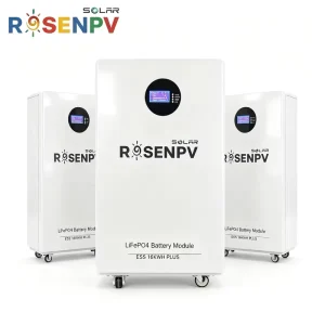 51.2V 314Ah LiFePO4 Battery 16kWh Rosenpv Solar Energy Storage Battery for Home Off Grid Solar System