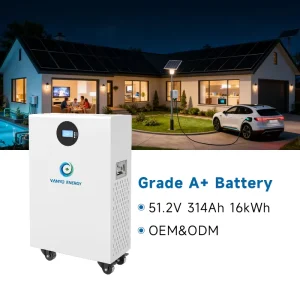 51.2V 314Ah Solar Lithium Battery Pack 16kwh Solar Energy System 48V 314Ah LiFePO4 Energy Storage Battery