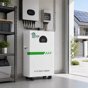 51.2V 330Ah 16.89kWh Home Energy Storage LiFePO4 Battery Pack with High Capacity Backup Power for Residential Solar Systems