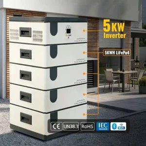 51.2V 400Ah 20KWH Home Energy Storage Stackable Lithium Battery SPS002 with 5kw Solar Inverter for Off Grid