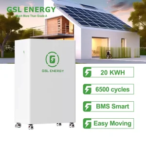 51.2V 400Ah Solar Battery with Wheel 20kWh Home Energy Storage Mobile Lithium Ion Battery Storage Pack