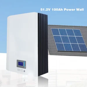51.2V 48V 100Ah Lifepo4 1000Ah Wall Solar Battery Solar Energy Storage Battery System Home Energy Storage Battery