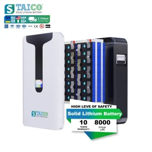 51.2V 5kWh 10kWh 15kW Wall-Mounted Energy Storage Battery 48V 100Ah 200Ah 300Ah Solar System Solid-State Battery