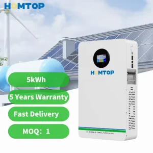 51.2V 5kWh Split Home Energy Storage Solar Power Wall Mounted Lithium Solar Battery 100AH Capacity Certified MSDS CAN