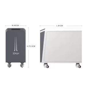 51.2V 670Ah Off-Grid LiFePO4 Split Stackable Solar Energy Storage System Smart BMS