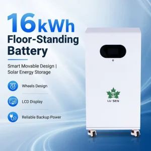 51.2V Deep Cycle LiFePO4 Solar Lithium Floor Battery 18kWh 20kWh 28kWh 32kWh