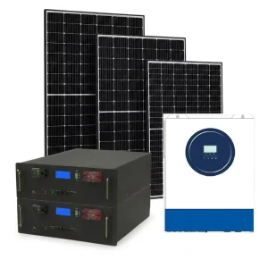 51.2V Off-Grid Solar Energy System Monocrystalline Panels LiFePO4 Lithium Ion Battery MPPT Solar Power Station Household