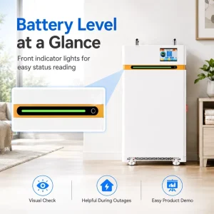 51.2V Vertical Solar Lithium Ion Battery Pack 48V 200Ah 280Ah 314Ah LiFePO4 Battery 10Kwh 15Kwh Solar Energy System