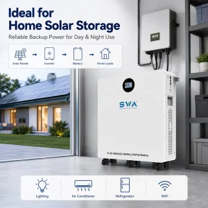 51.2v 32 kwh 30kwh 628ah Home Solar Lithium Lifepo4 Power Wall Energy Storage Battery System with Smart Bms