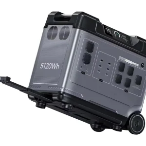 5120Wh 4000W Portable Power Station Solar 5000W Generator Emergency Camping LiFePO4 Power Station with Solar Panel Charging