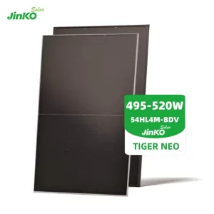 54HL4M-BDV N-Type Bifacial Dual-Glass Jinko Solar Panel 495W 500W 505W 510W 515W 520W