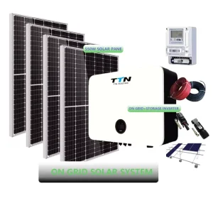 550W 3KW 5KW 10KW Solar Panels MPPT Roof Mounting Solar Power Energy System Inverter Lithium Solar Batteries Station for House