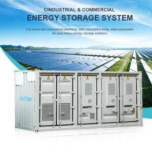 550W Mono Half Cell PERC Solar Panel 1.0MWH LiFePO4 Battery Bank Air Cooling On Grid BMS Energy Storage System