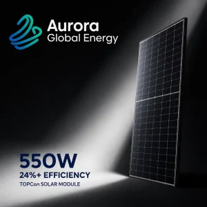 550W Monocrystalline Solar Panel Heavy Snow Load Capacity Pv Module Passed Industry Test for Cold Region Outdoor Deployment