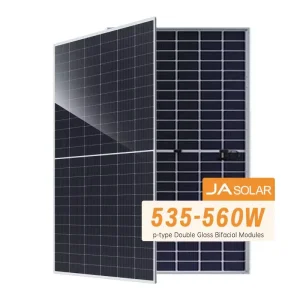 560W 11BB PERC Half-Cell Bifacial Double-Glass Monocrystalline Solar Panels
