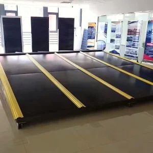 590W 23% Efficiency All Black PERC Half Cell Solar Roof Tiles Energy System BIPV Panels High Performance Vland HBVT 380