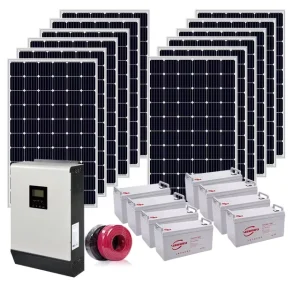 5KW 太阳能发电系统家用太阳能系统的太阳能电池板系统