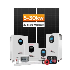 家用离网太阳能系统 5KW 10KW 15KW 20KW 光伏全套套件 太阳能电池板 逆变器 锂电池