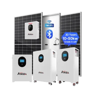 多场景太阳能发电系统 5KW 10KW 15KW 20KW 离网太阳能发电机套件 LiFePO4 电池 MPPT 适用于家庭农场一般使用