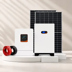 5KW 5.12KWh Hybrid Solar Energy Storage System with LiFePO4 Battery Inverter and Solar Panels for Home