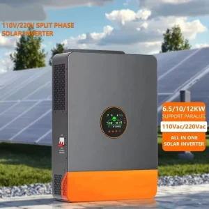 5KW 6.5KW 12KW 10KW 48V Hybrid Solar Inverter 110V/230V/400V On/Off Grid Pure Sine Wave Hybrid Solar Inverter