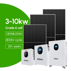 5KW 6KW 10KW 太阳能电池板套件，配有 51.2V 5KWH 10KWH 磷酸铁锂电池和 3KW 逆变器，符合欧盟标准，适合家庭使用