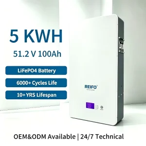 5KWH 100Ah 51.2V EU Standard Household Energy Storage Grade A+ Lithium ion Battery Hybrid Grid Solar Energy System Battery Pack