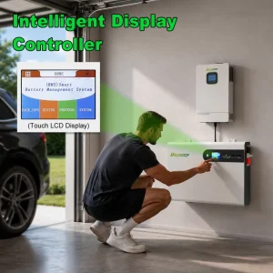 5KWH Wall Mounted LiFePO4 Solar Inverter Battery 102AH 105AH 51.2V 5.2KWH 5.3KWH 6500 Times Cycle