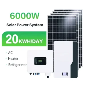 太阳能电池板太阳能系统5Kw 30Kw 50Kw混合离网太阳能储能太阳能系统购买家用