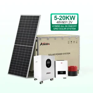 流行的混合离网太阳能系统完整的5Kw 8Kw 10Kw 20Kw太阳能储能系统，带太阳能电池板逆变器
