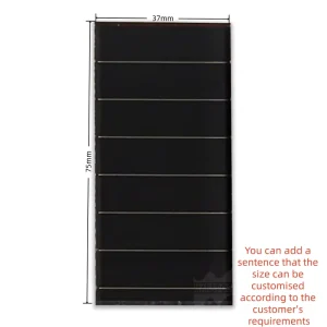 5V Amorphous Silicon Solar Cell A Si Thin Film Solar Panel High Low Light Efficiency Portable Solar Charger for DIY Power Supply