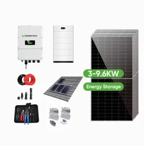 5kW 10kW 20kW 30kW Photovoltaic Kit Complete Set Hybrid Solar Panel Home Power Energy Storage System 10000W for Home