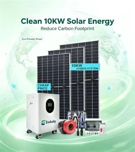 欧盟库存现货 5kW 至 30kW 太阳能系统 家用离网发电太阳能发电机 带磷酸铁锂电池和 MPPT 控制器