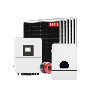 锂电5kW 3kW太阳能系统套件10kW混合式太阳能地面安装板离网发电系统家用倾斜式