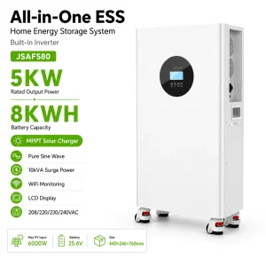 5kW 8kWh Wheeled Solar All in One ESS with MPPT for Home Energy Storage Supplier