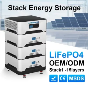 5kWh 15kWh 20kWh LiFePO4 Lithium Battery 51.2V 100Ah 200Ah 400Ah Household Solar System Energy Storage Batteries CAN Port