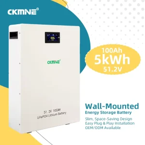 5kWh 51.2V 100Ah LiFePO4 Battery Grade A Solar Lithium Ion