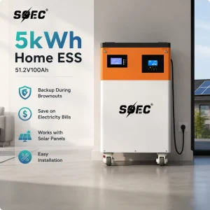5kWh 51.2V All in One Energy Storage System With 5kW Off Grid Inverter LiFePO4 Home Battery Solar Power Bank